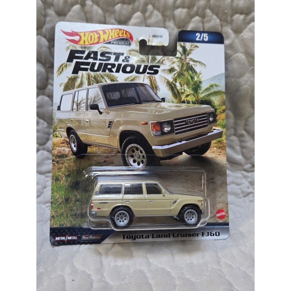 Hot Wheels Premium Fast & Furious Toyota Land Cruiser FJ60  2/5,Free Shipping !